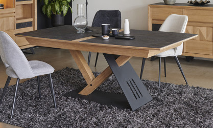 Delta - Table plateau céramique extensible 