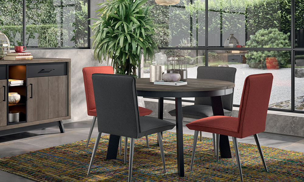 Etna - Table ronde extensible 