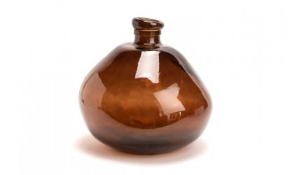 2023 - Vase verre coloris cuivre 