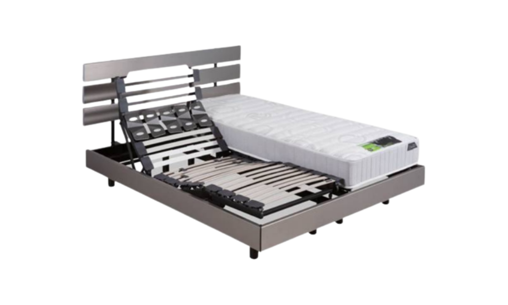 MINERAL DECO/EMOTION - Ensemble matelas et sommier mémoire de forme Sedac Meral 