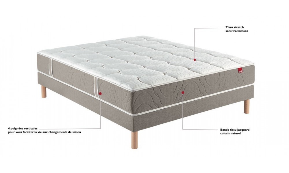 EMBRUN - Matelas ressorts Epeda 