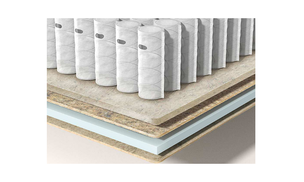 NYMPHE - Matelas ressorts et mousse à mémoire de forme Epeda 